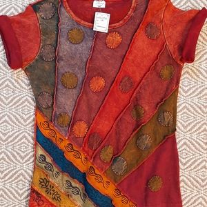 Handcrafted  quilted shirt from Nepal